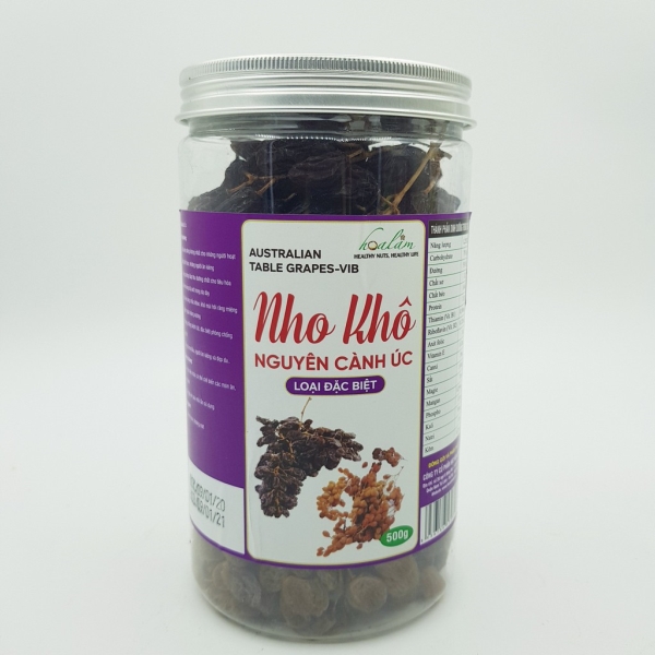 Nho úc khô nguyên cành Crimson