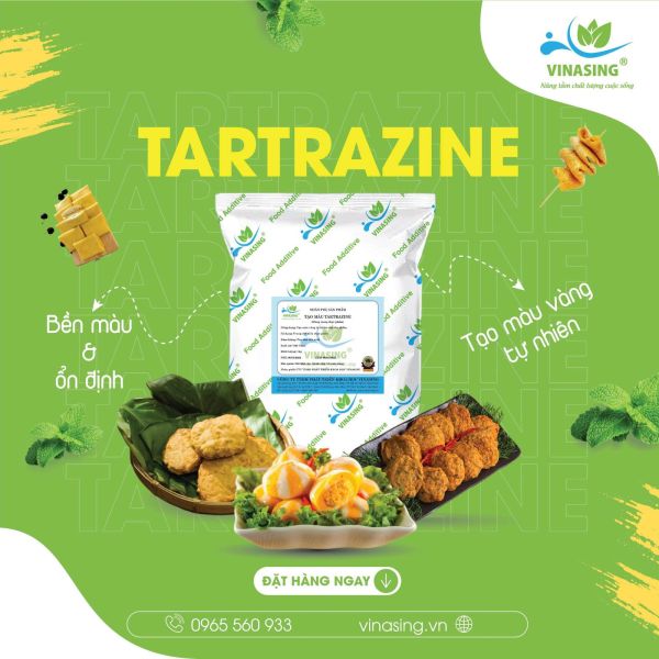 Phụ gia tạo màu Tartrazine