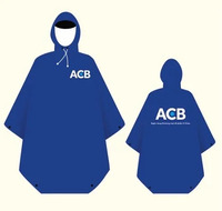 Áo mưa cánh dơi in logo tùy chỉnh