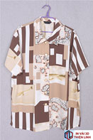 In chuyển nhiệt hoa văn áo sơ mi