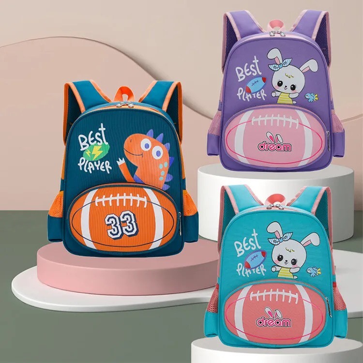 Balo mầm non họa tiết hoạt hình động vật