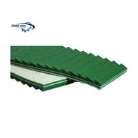 Băng tải PVC xanh bậc thang 5mm