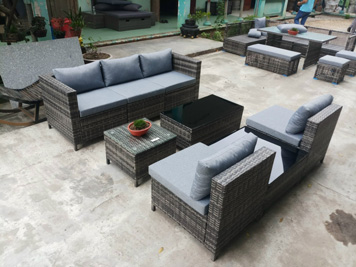 Bàn ghế nhựa giả mây