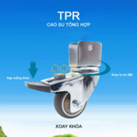 Bánh xe cao su TPR