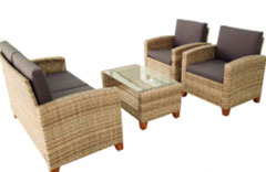 Bàn ghế nhựa giả mây