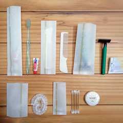 Bộ đồ dùng túi vải không dệt