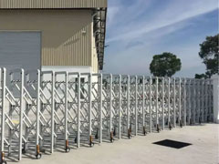 Cổng xếp inox tự động