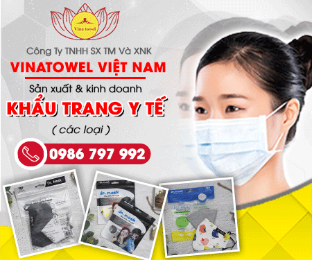 CÔNG TY TNHH SX TM VÀ XNK VINATOWEL VIệT NAM - KHẩU TRANG