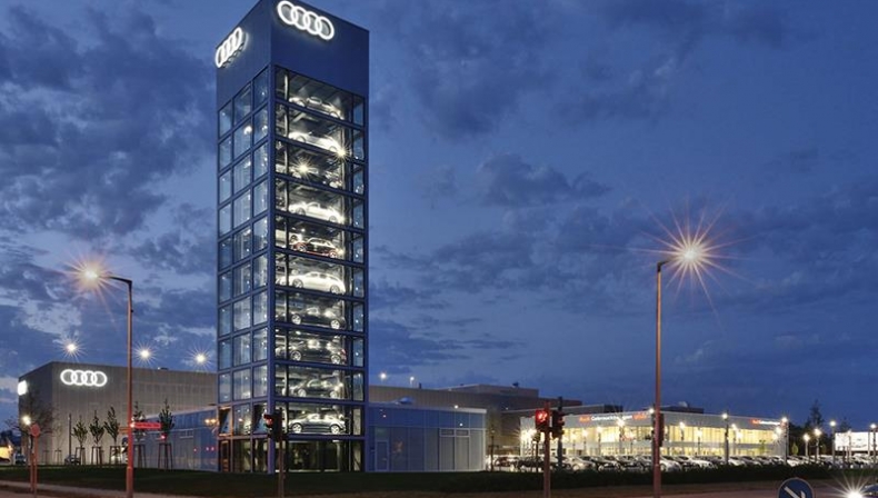 Hệ thống tháp đỗ xe cao tầng