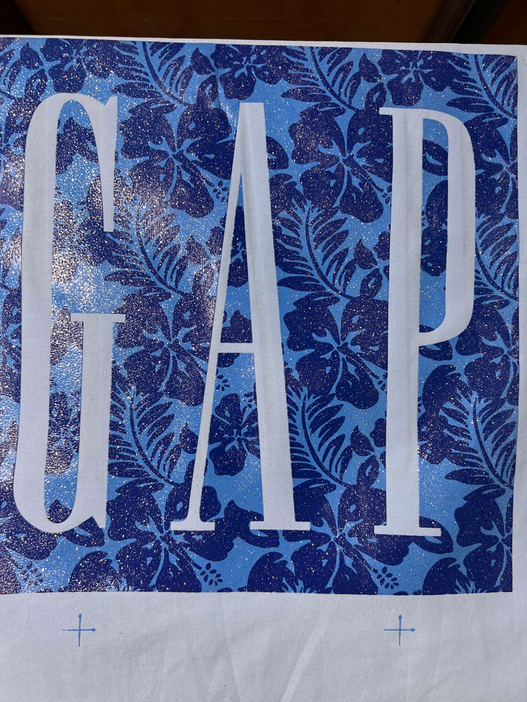 In kim tuyến trên vải