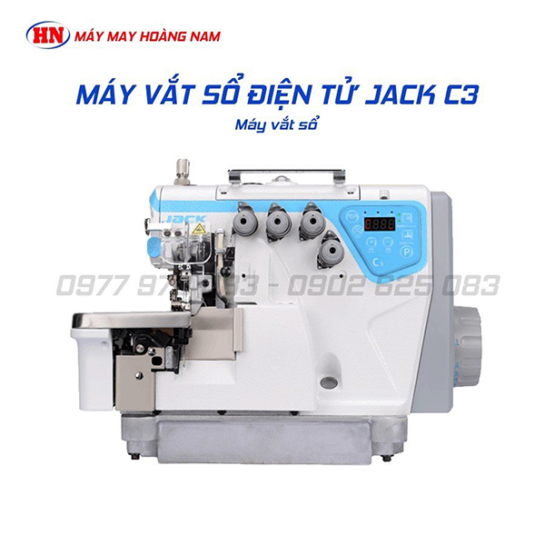 Máy vắt sổ điện tử Jack C3