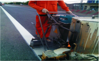 Thi công sơn nhiệt dẻo phản quang