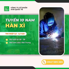 Tuyển nam làm hàn xì