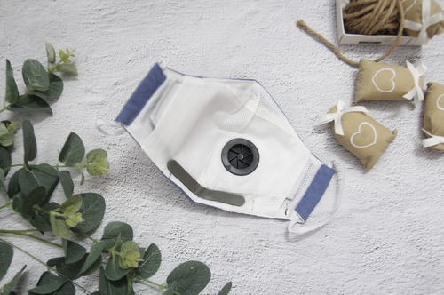 Khẩu trang vải 3D người lớn có van