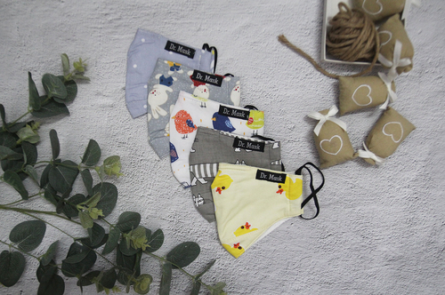 Khẩu trang vải 3D trẻ em